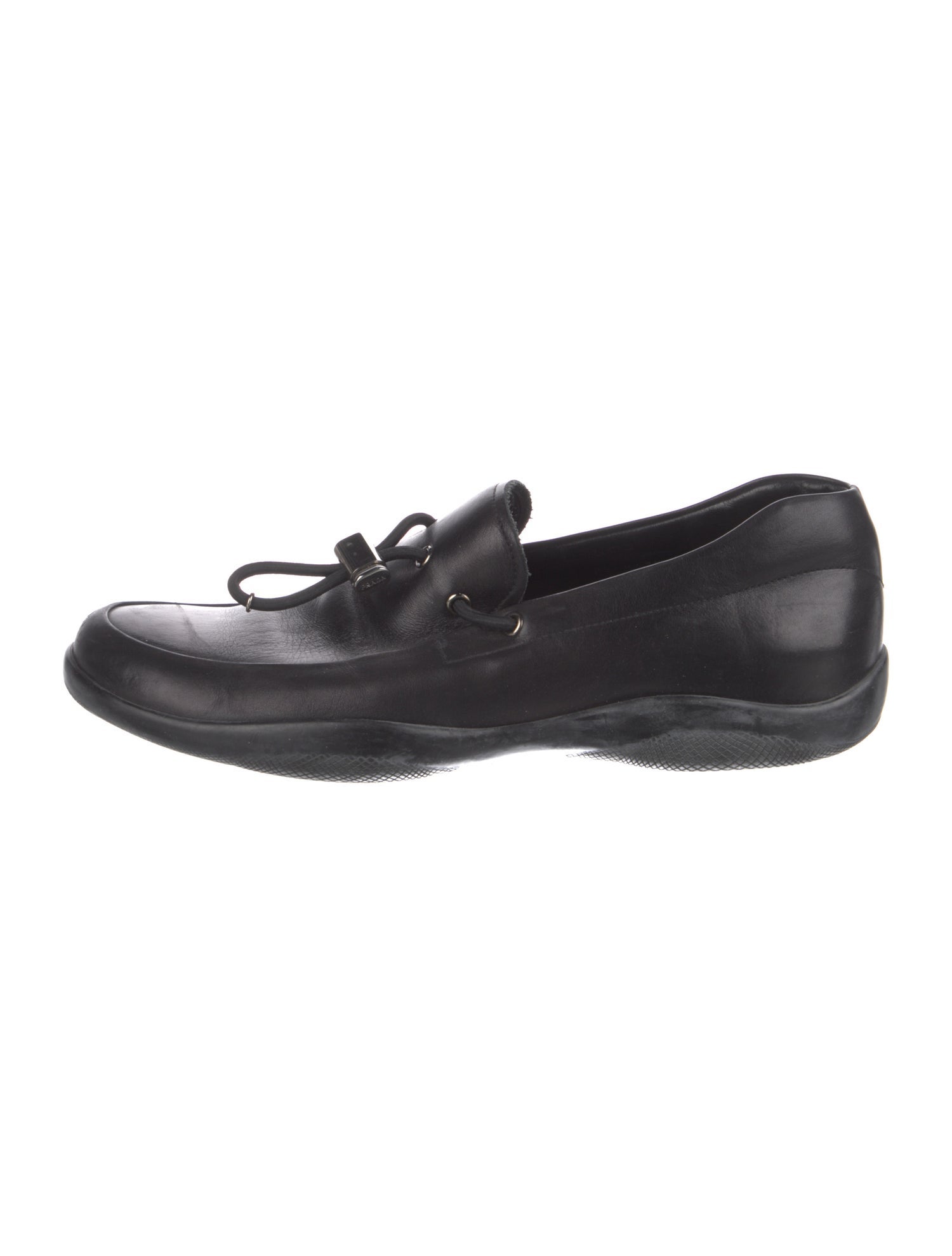 Prada Sport Leather Dress Loafers