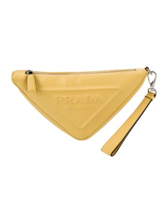 Prada Calf Leather Triangle