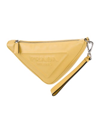 Prada Calf Leather Triangle