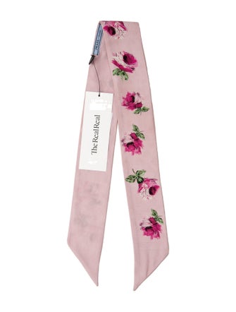 Prada Silk Floral Print Snood