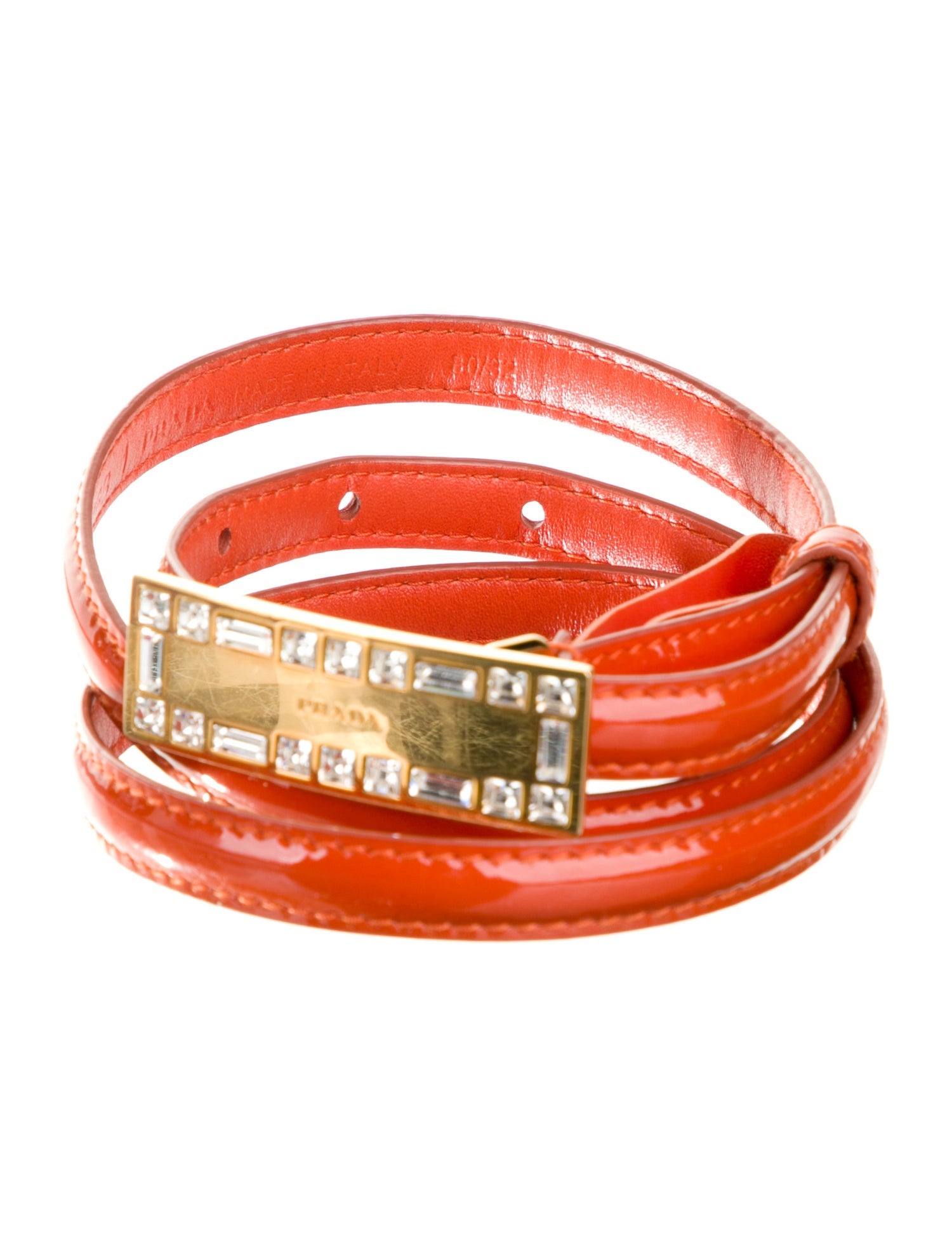 Prada Patent Leather Belt