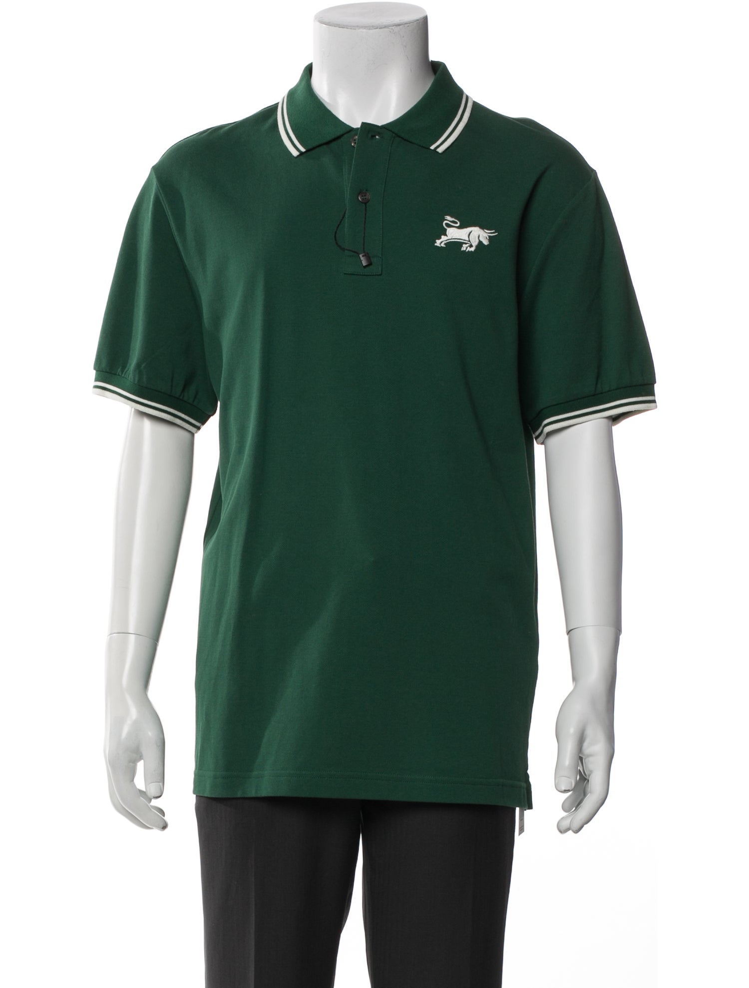 Prada 2017 Crew Neck Polo Shirt