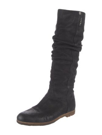 Prada Leather Riding Boots