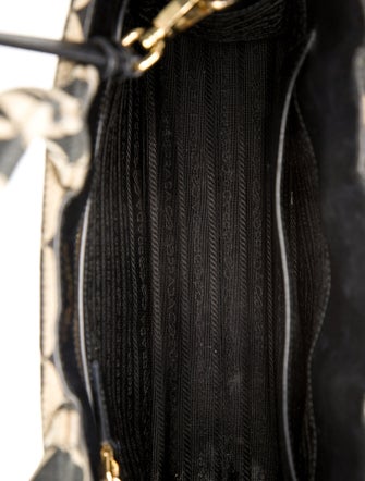 Prada Enameled Metal Triangle Symbole Small