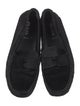 Prada Ponyhair Leather Trim Embellishment Loafers