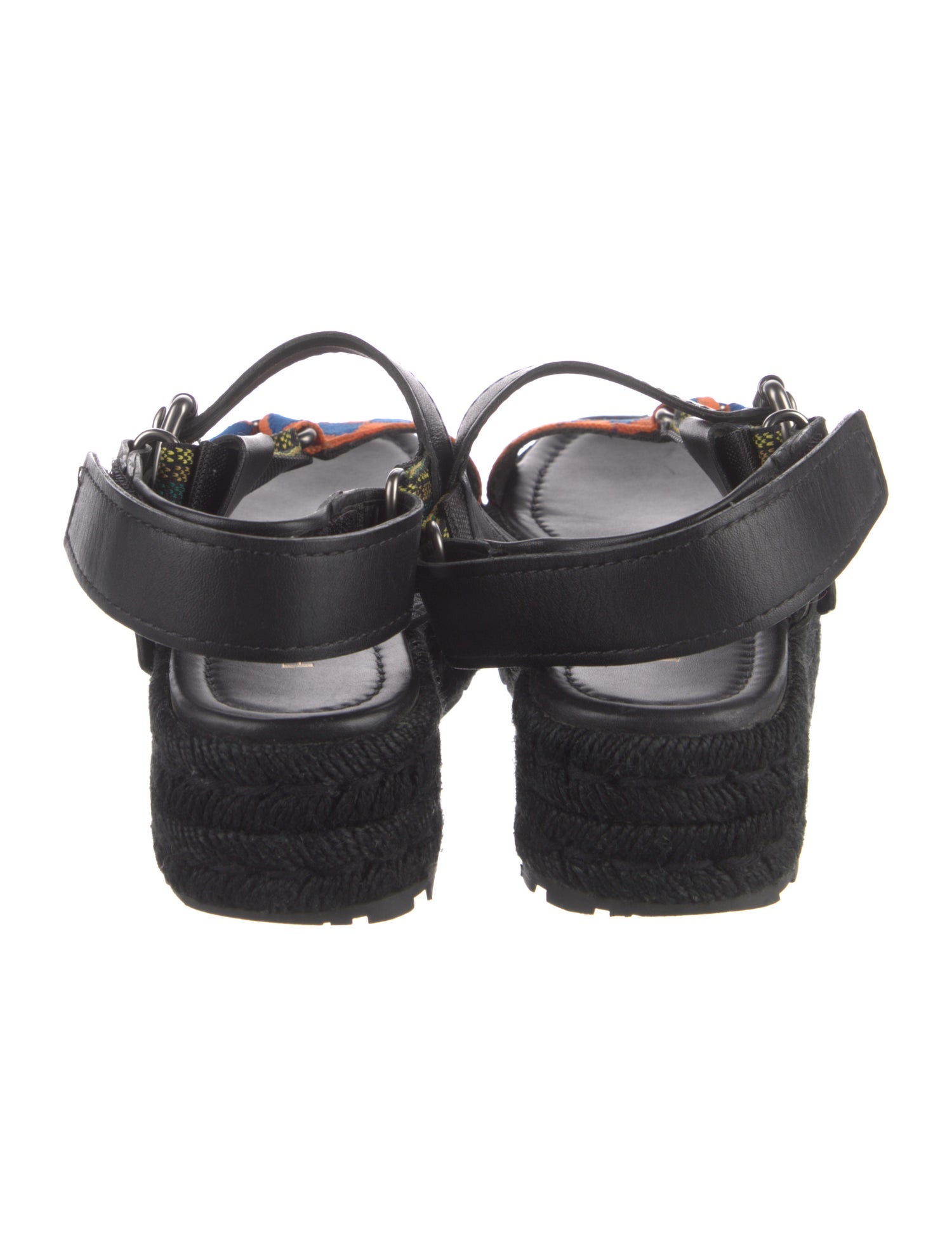 Leather Printed Espadrilles