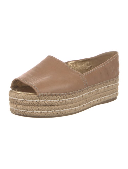 Prada Leather Espadrilles