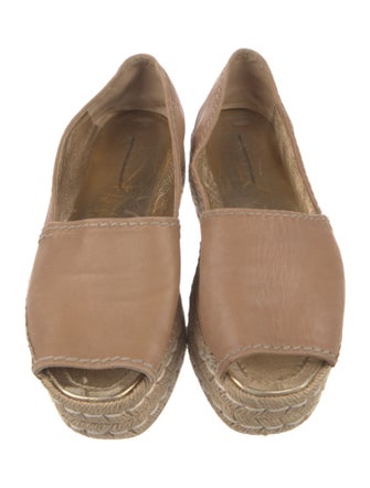 Prada Leather Espadrilles