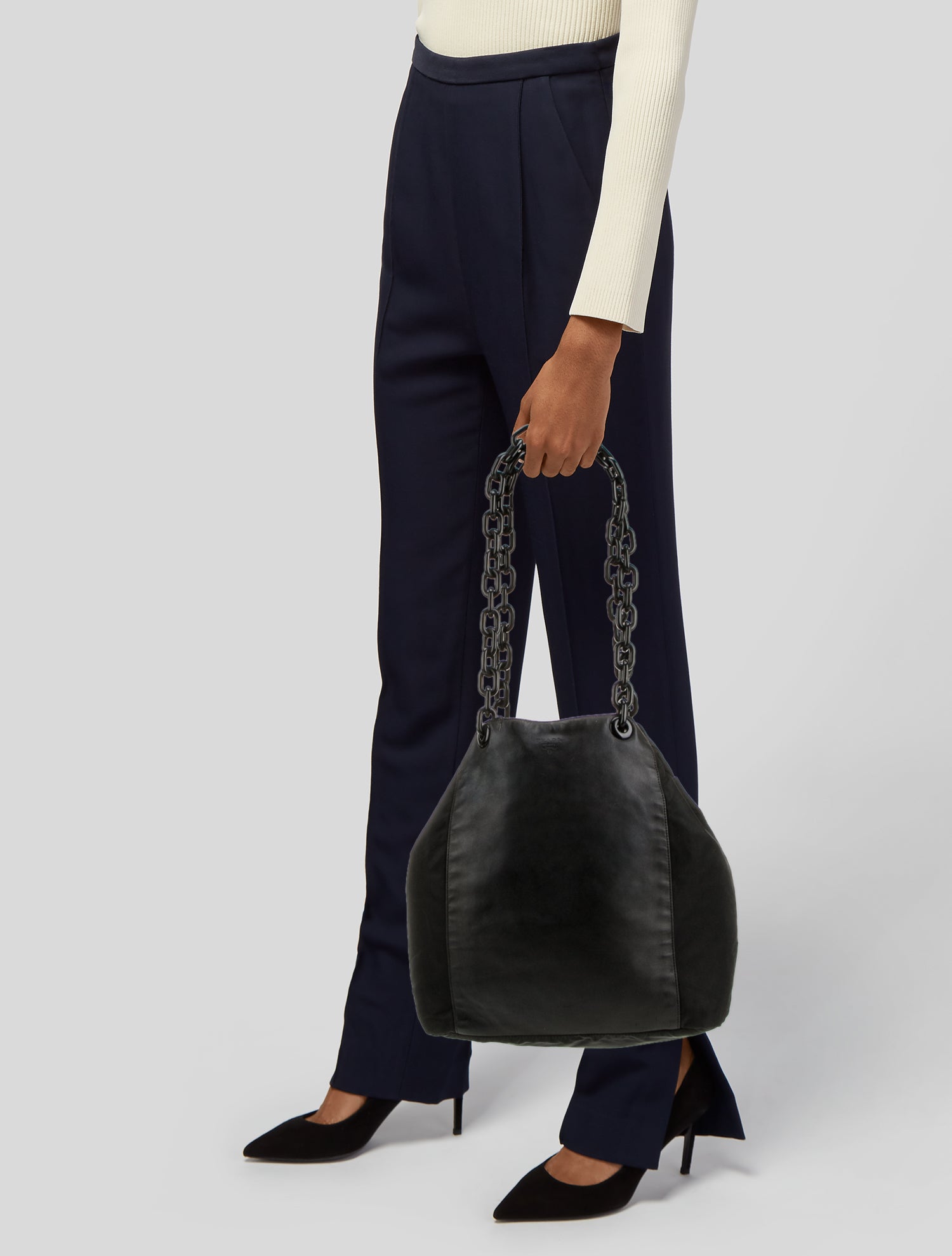 Prada Tessuto Nylon Tote Vintage