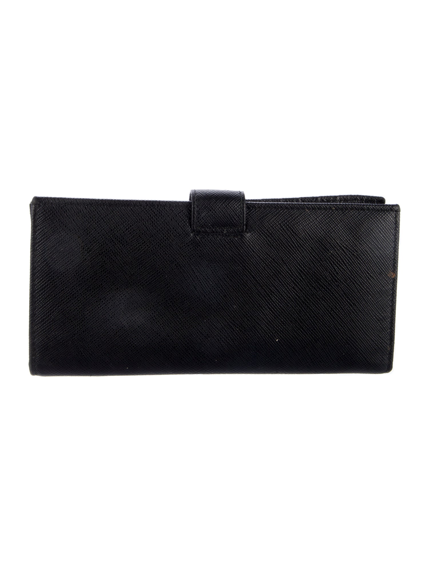 Prada Saffiano Metal Leather Continental Wallet