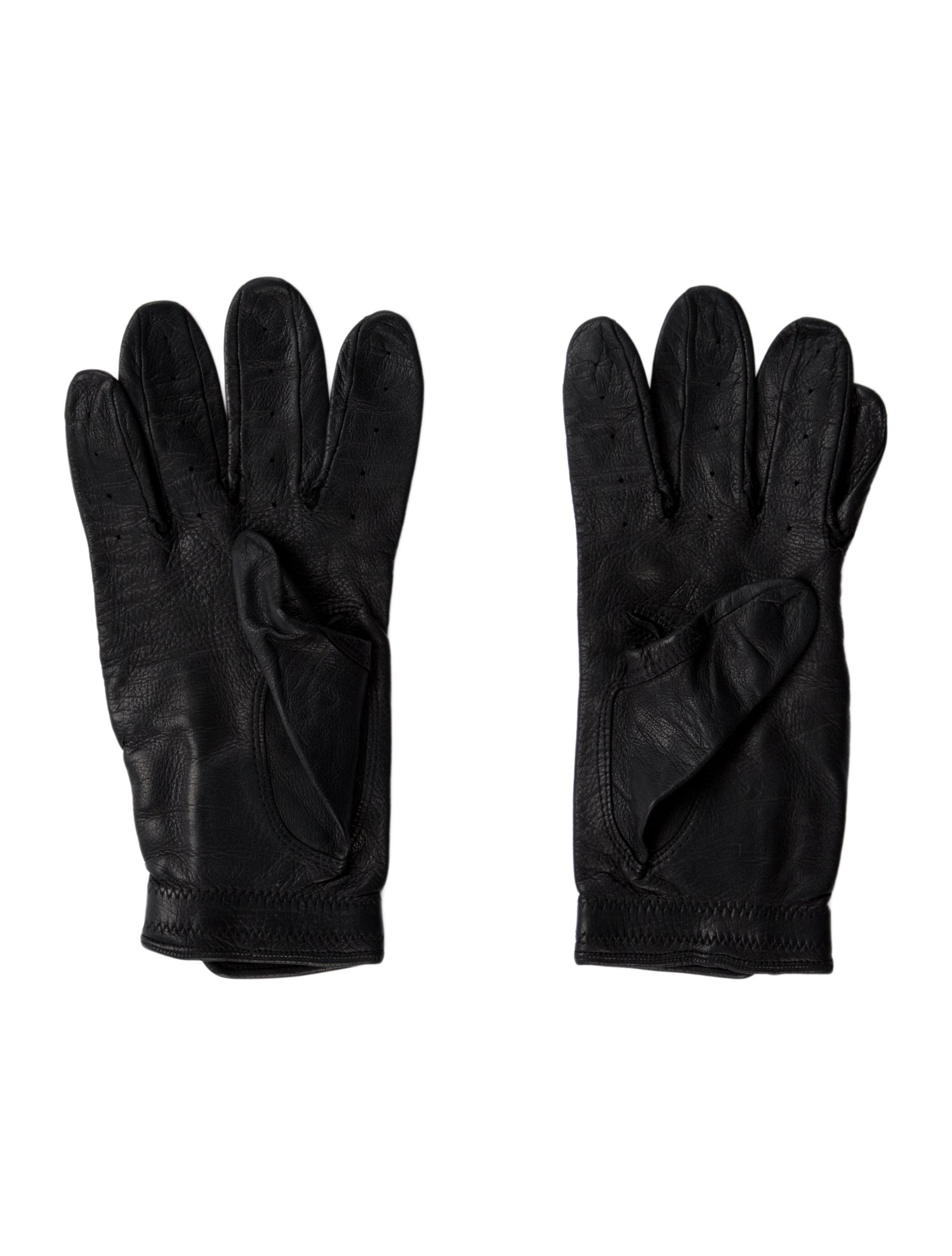 Prada Sport Red LIne Leather Gloves