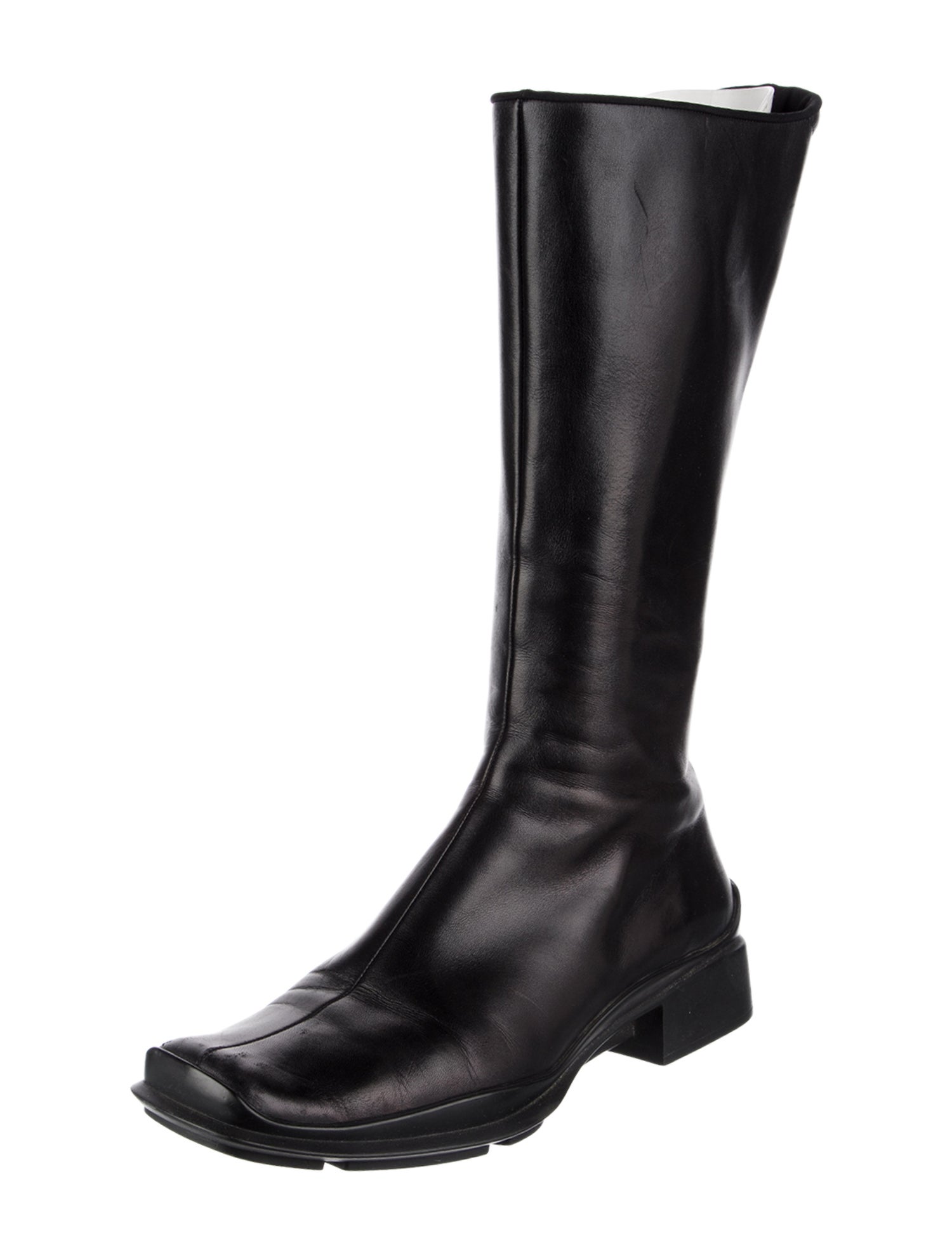 Prada Vintage Leather Riding Boots