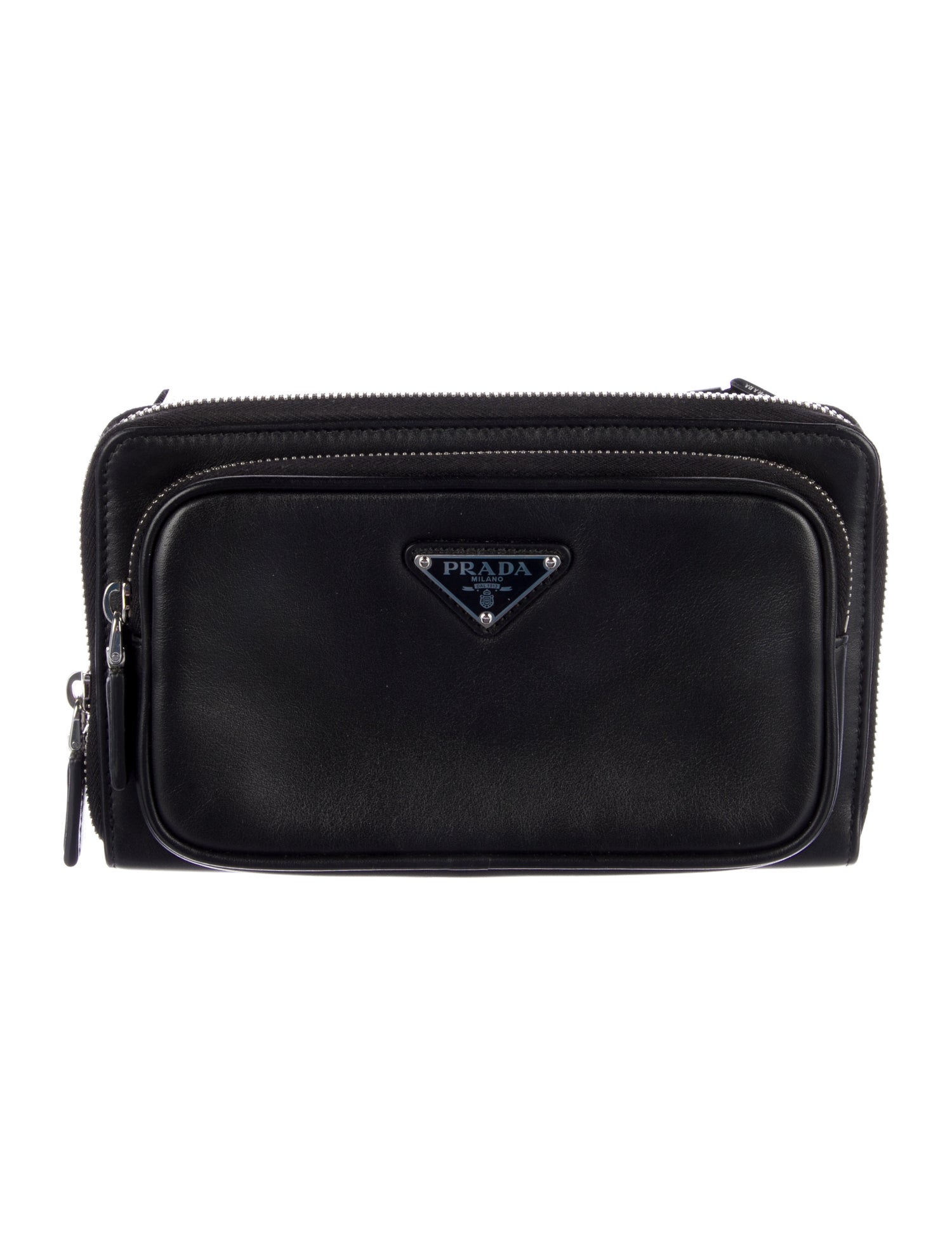 Prada Leather Wristlet