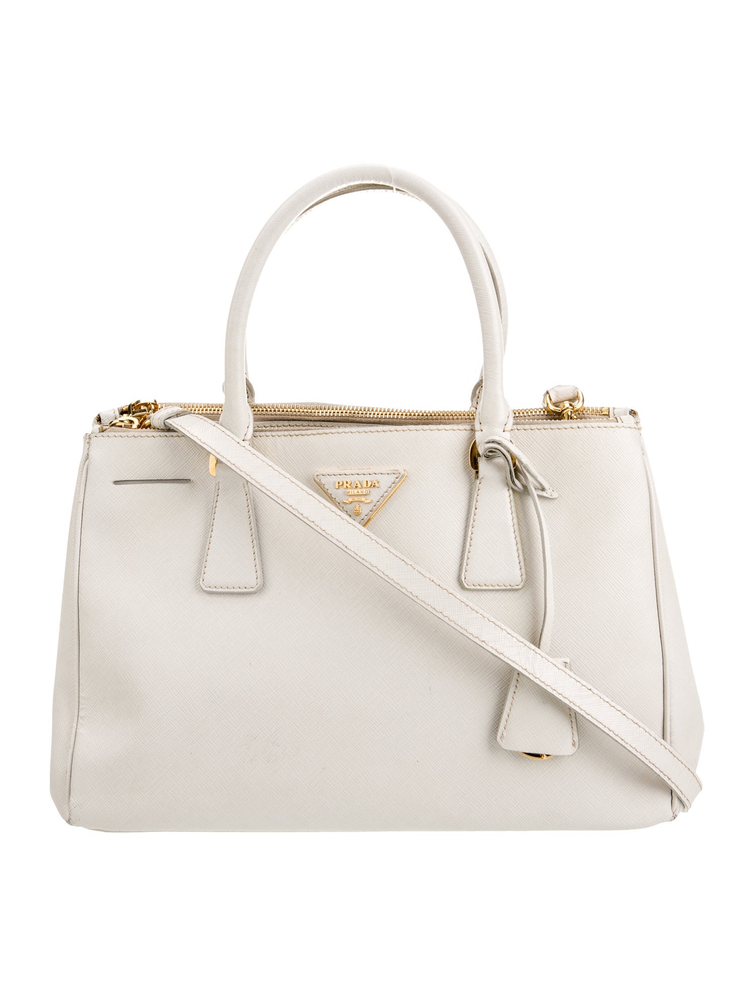 Prada Signature Galleria Double Zip Small