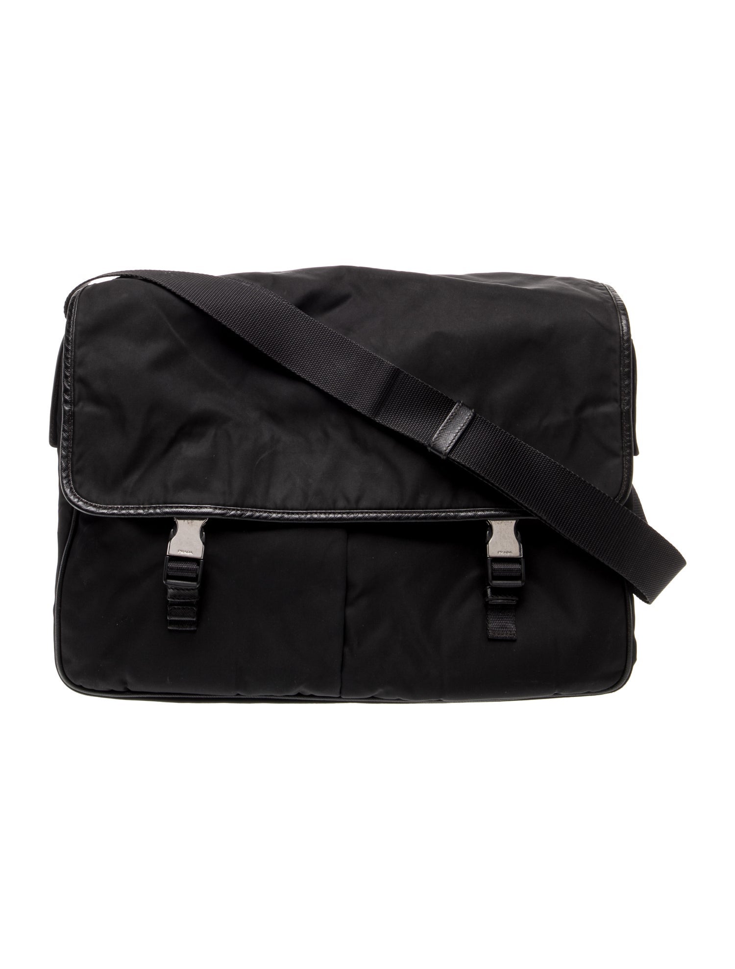 Prada Saffiano Leather Shoulder Bag Vintage