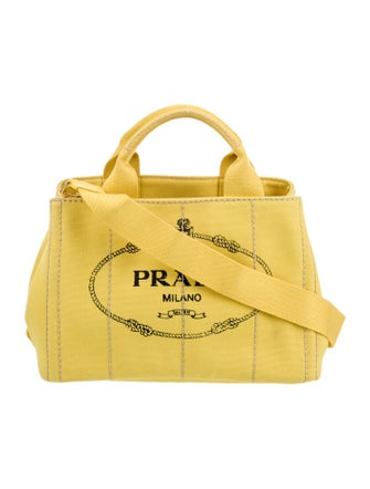 Prada Canvas Shoulder Bag