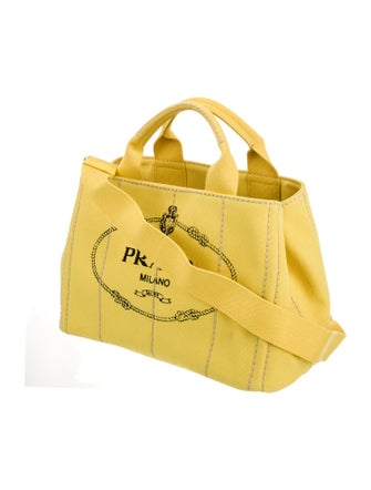 Prada Canvas Shoulder Bag