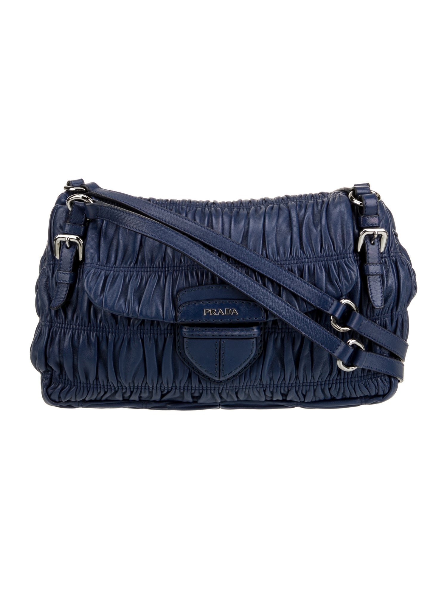Prada Nappa Gaufre Leather Shoulder Bag
