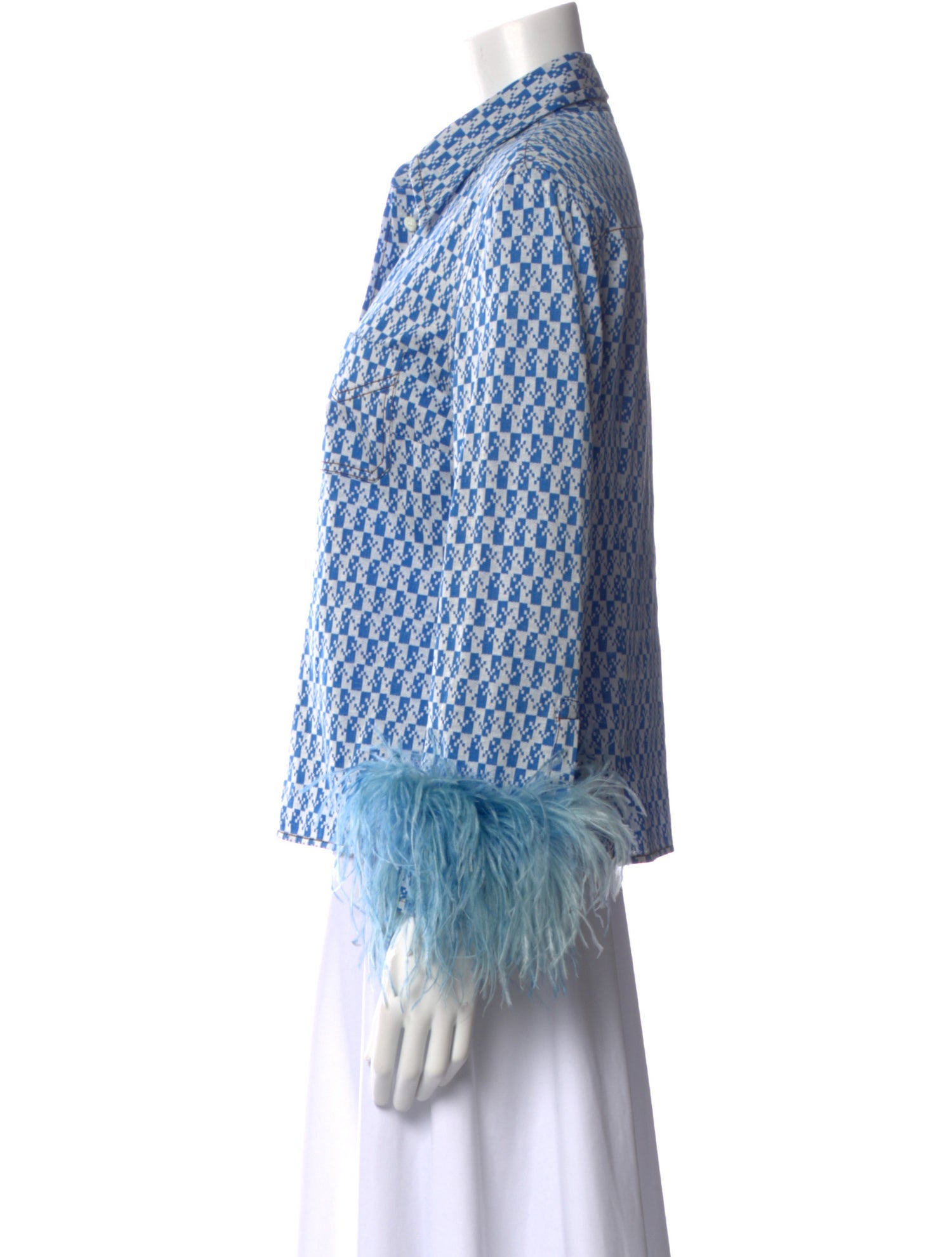 Prada 2017 Printed Blouse