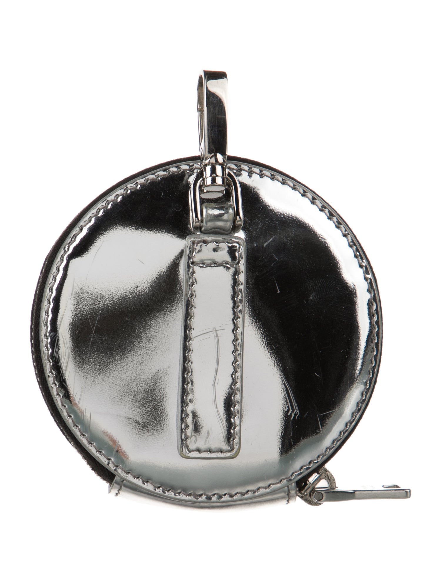 Prada Silver Keychain