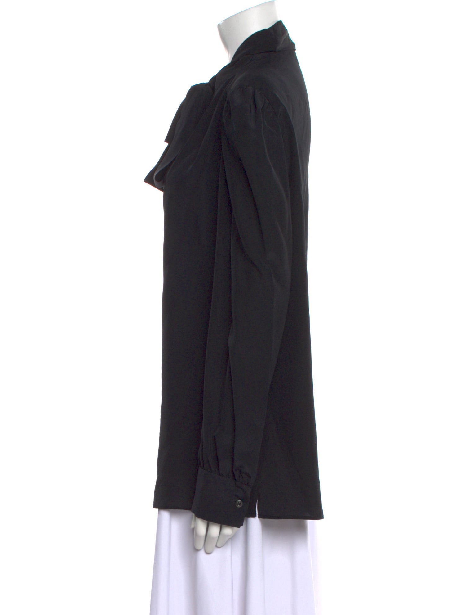 Prada 2018 Silk Button-Up Top