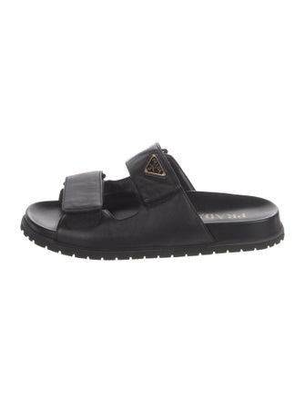 Prada Leather Slides