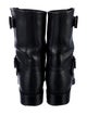 Prada Leather Moto Boots