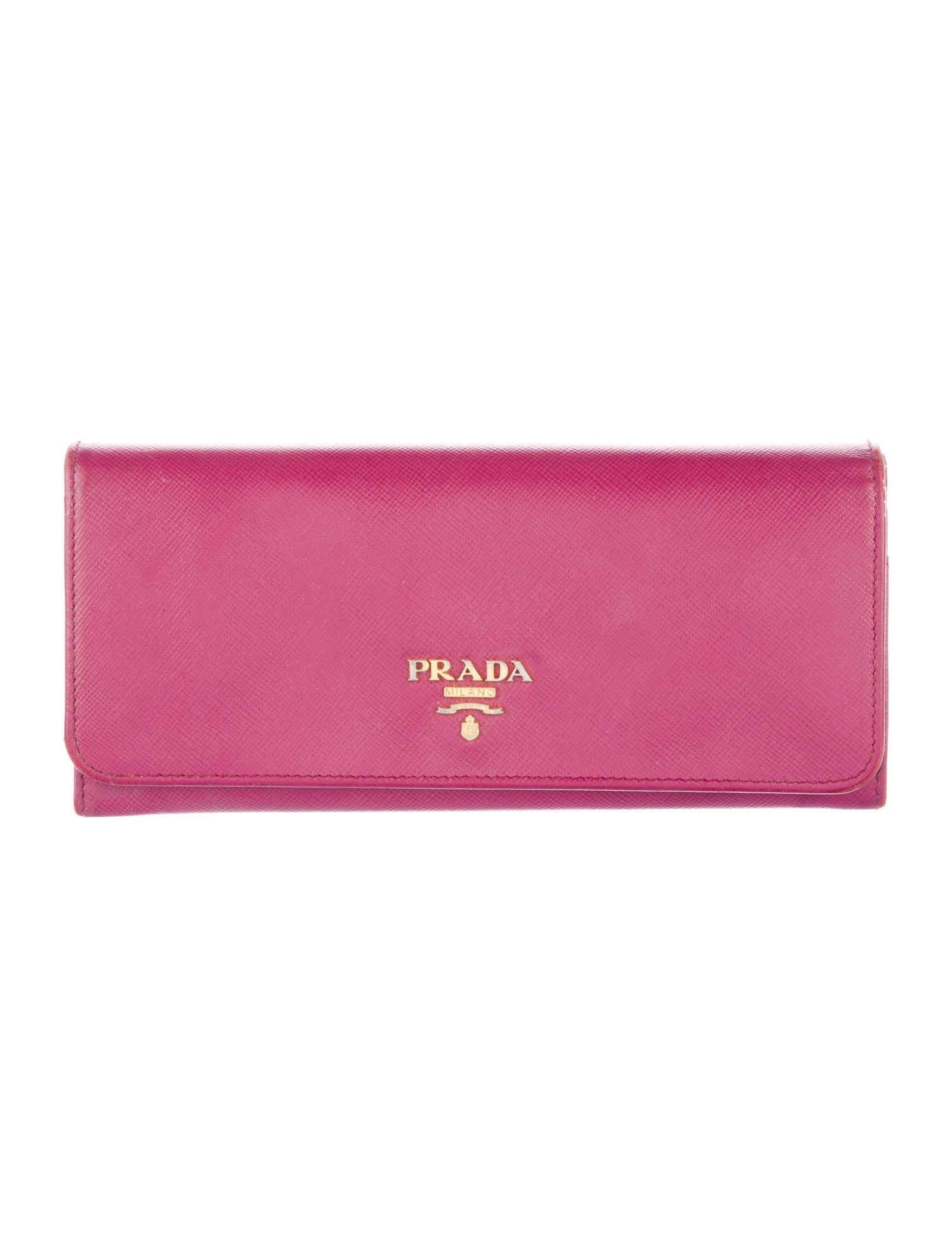 Prada Saffiano Leather Continental Wallet