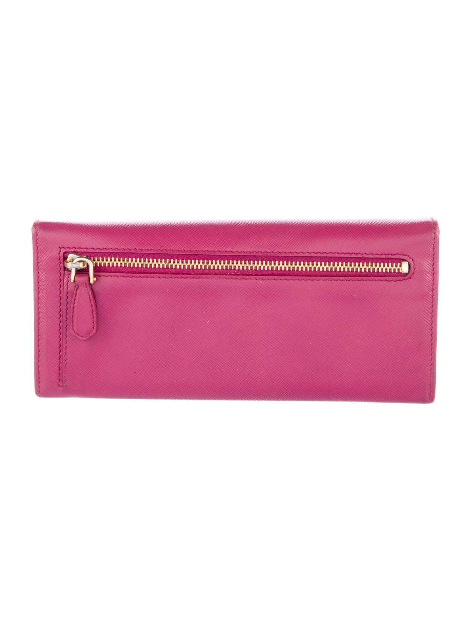 Prada Saffiano Leather Continental Wallet