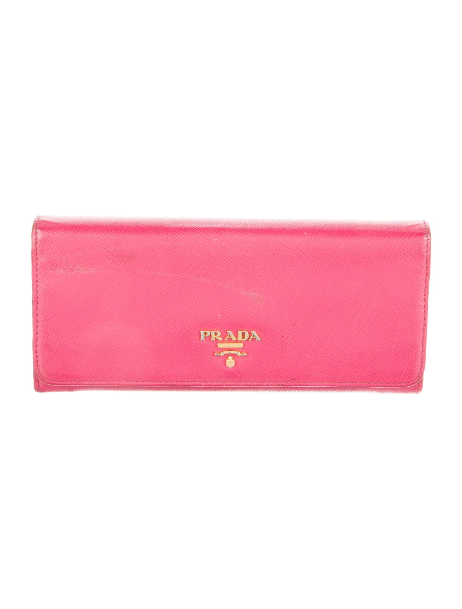 Prada Saffiano Lux Leather Continental Wallet