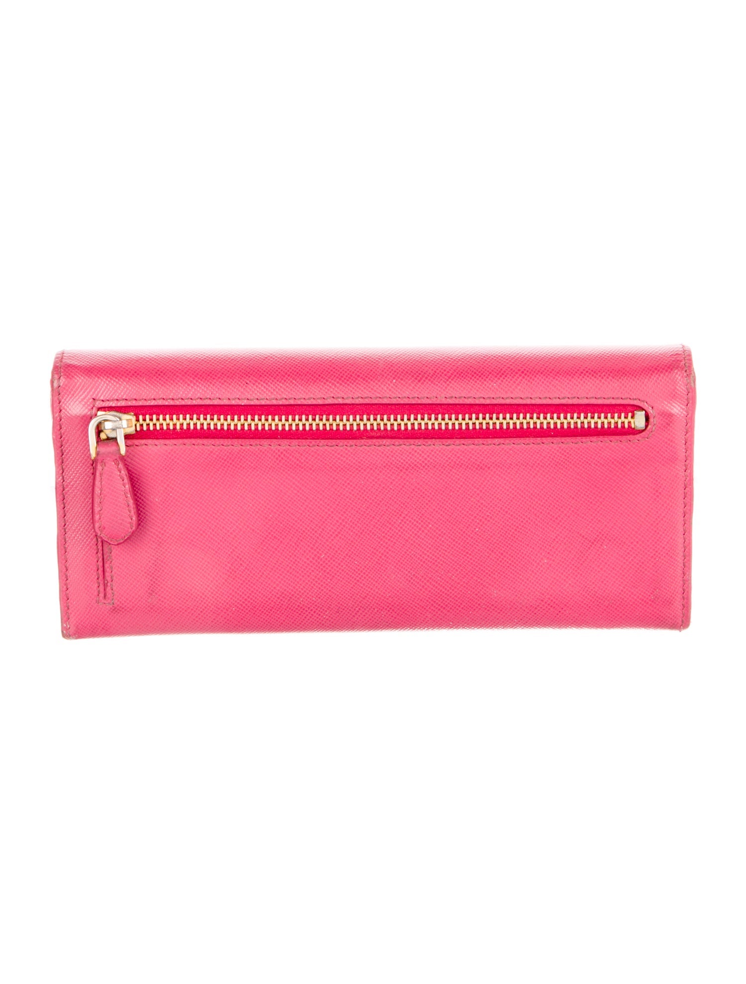 Prada Saffiano Lux Leather Continental Wallet