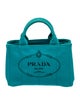 Prada Canvas Top Handle Bag