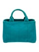 Prada Canvas Top Handle Bag