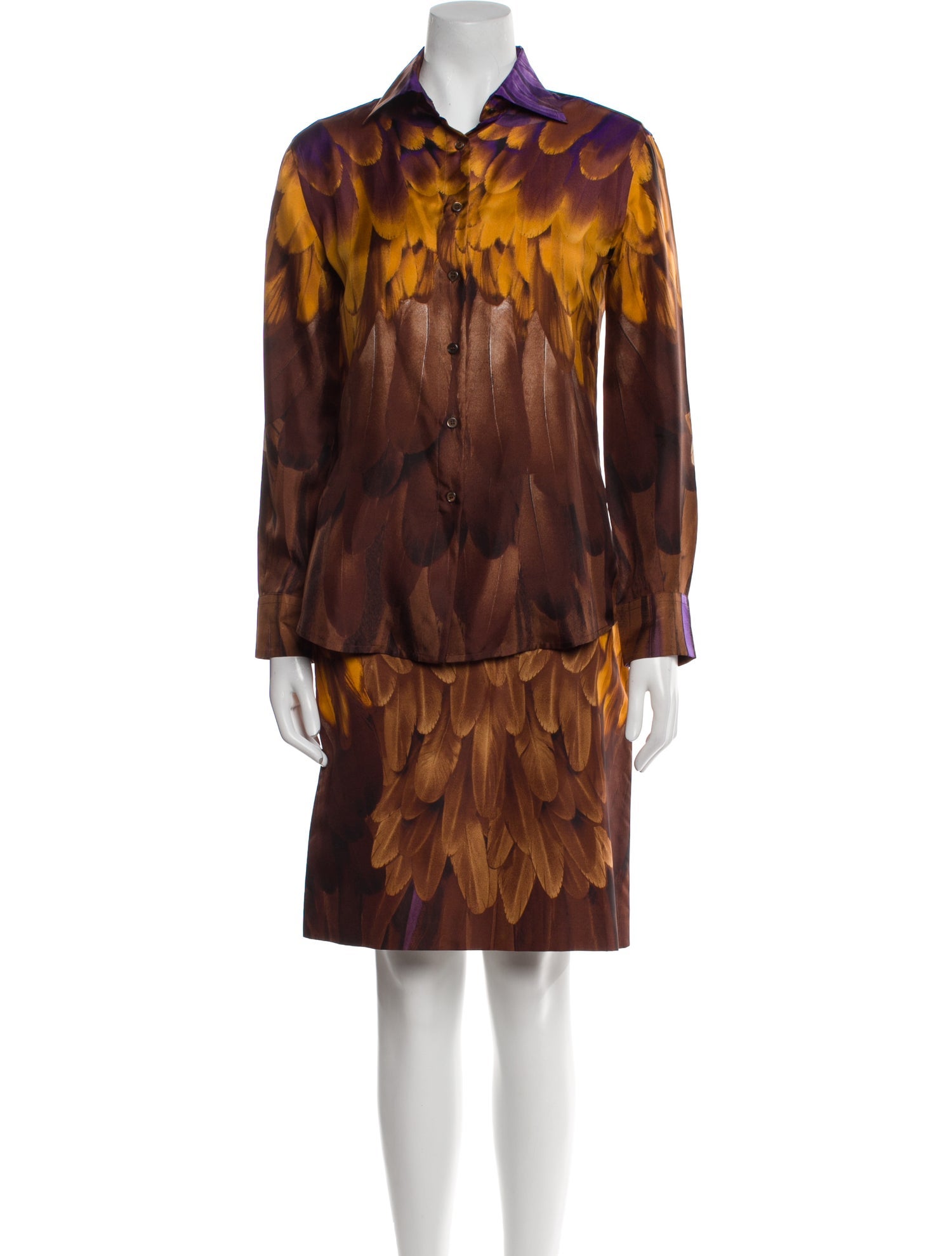 Prada Vintage 2005 Skirt Set