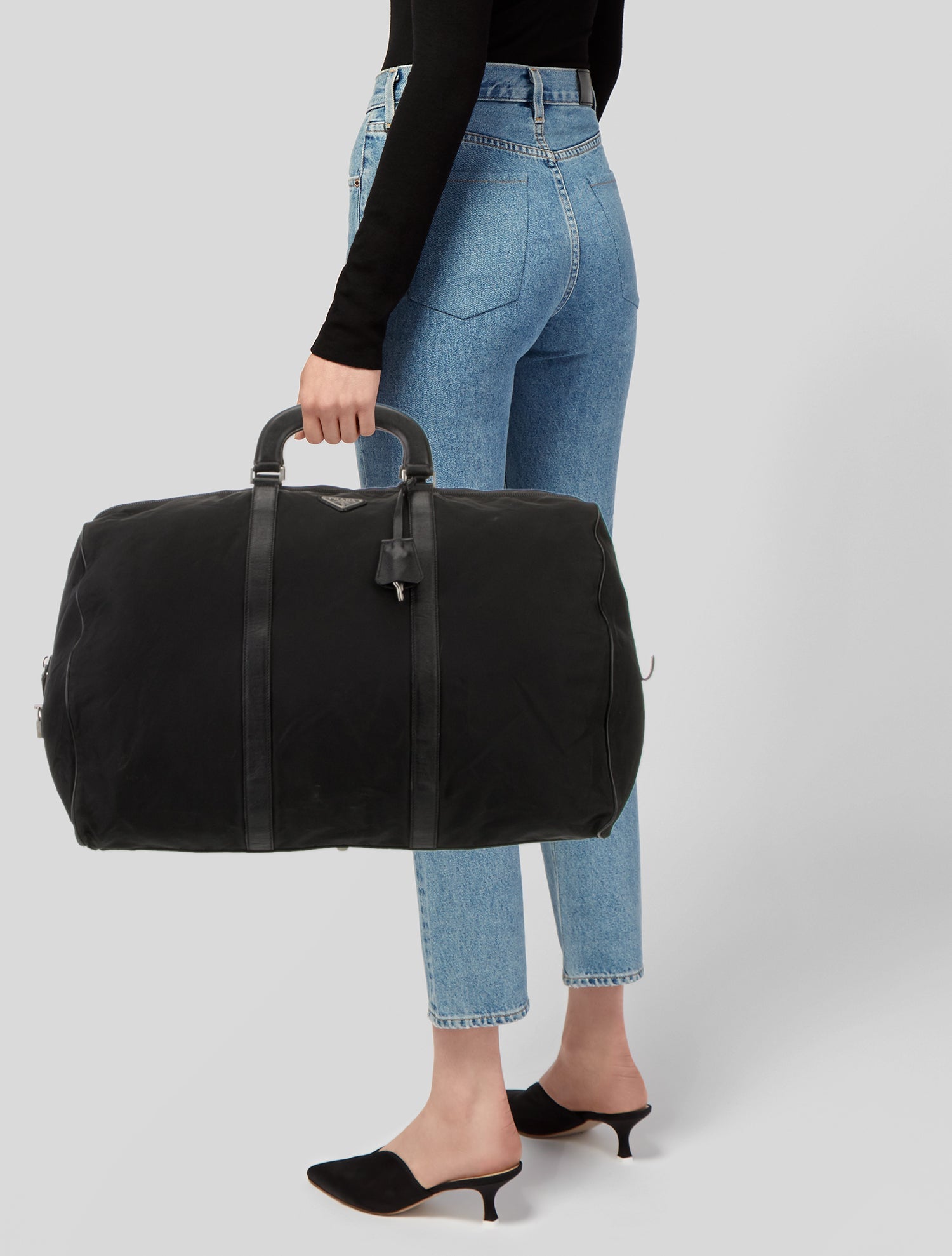 Prada Tessuto Weekender Bag Vintage