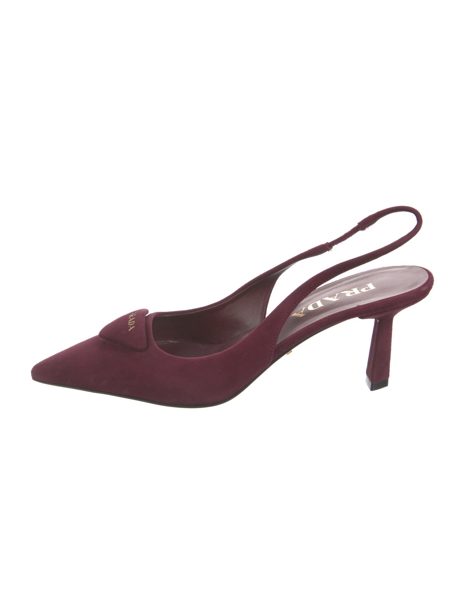 Prada Suede Slingback Pumps