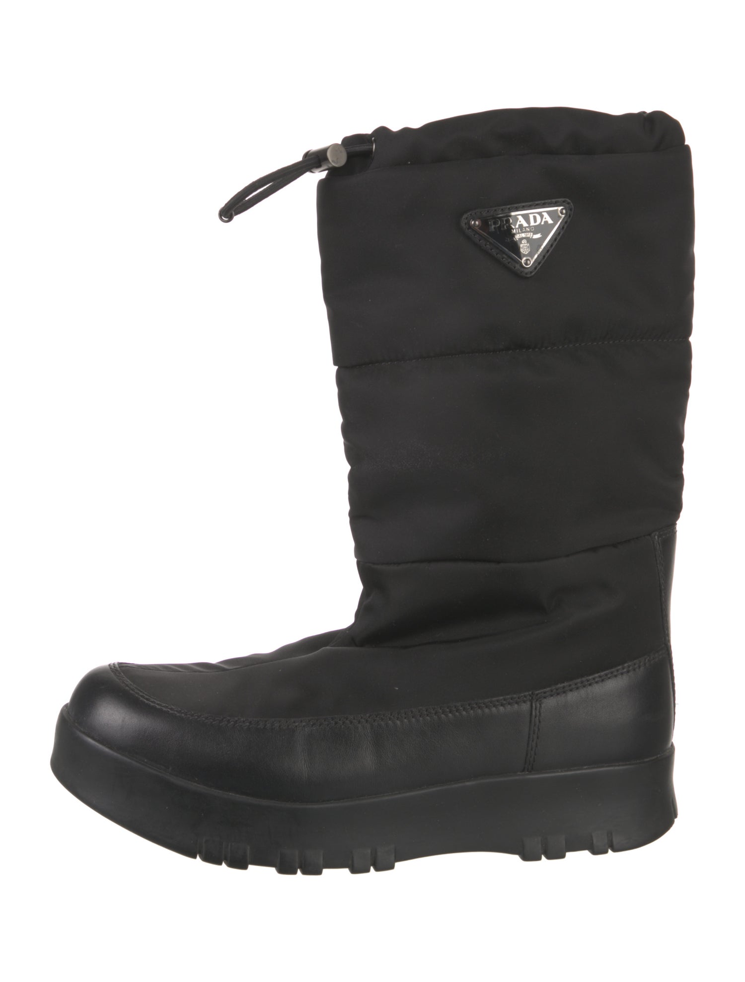 Prada Nylon Combat Boots