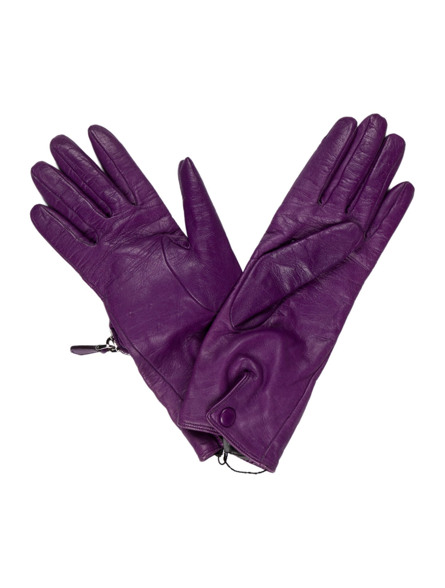Prada Leather Gloves w/Tags