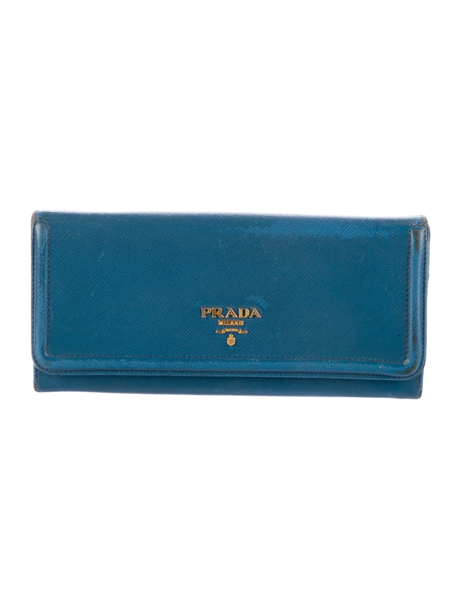 Prada Saffiano Leather Continental Wallet