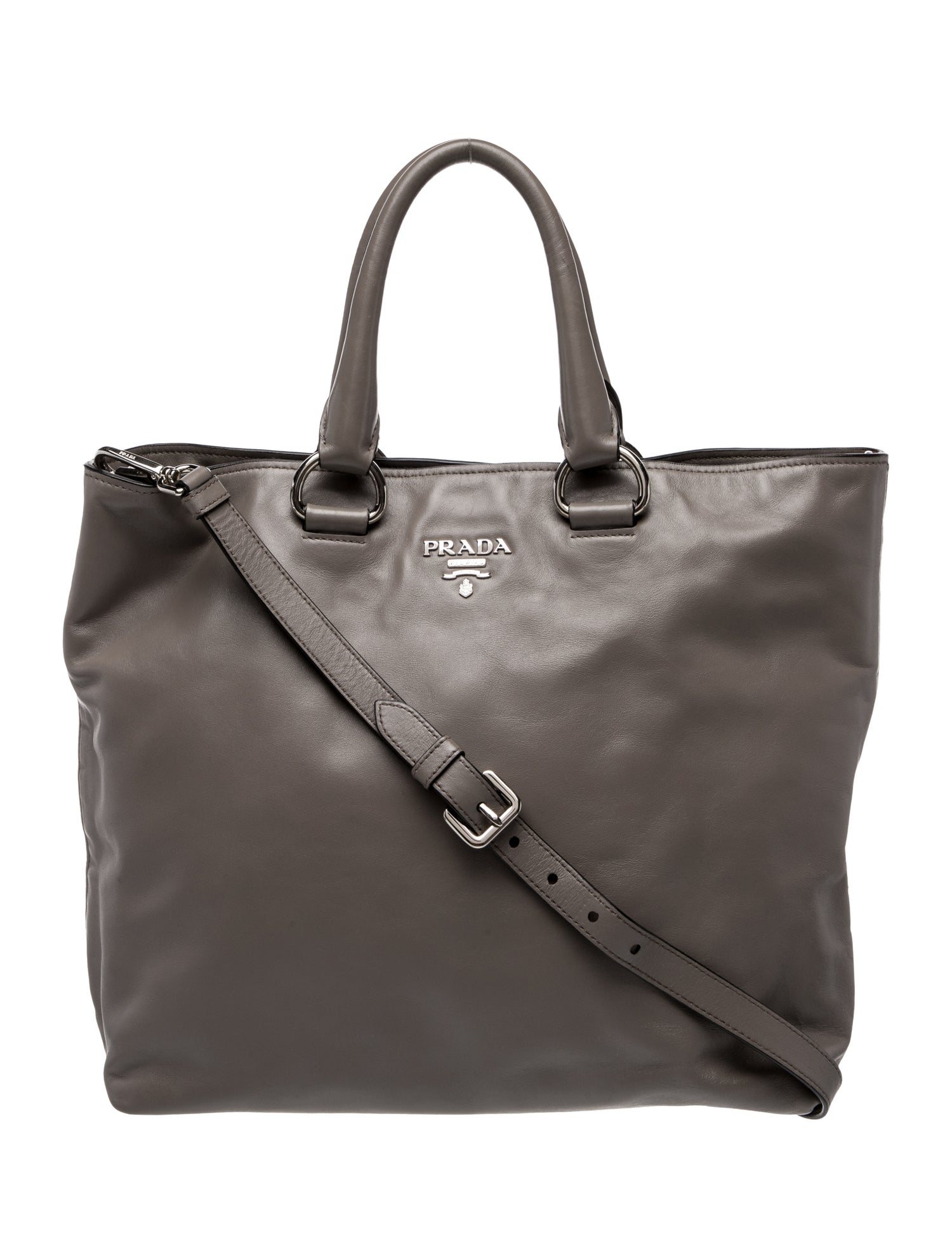 Prada Soft Calf Leather Tote