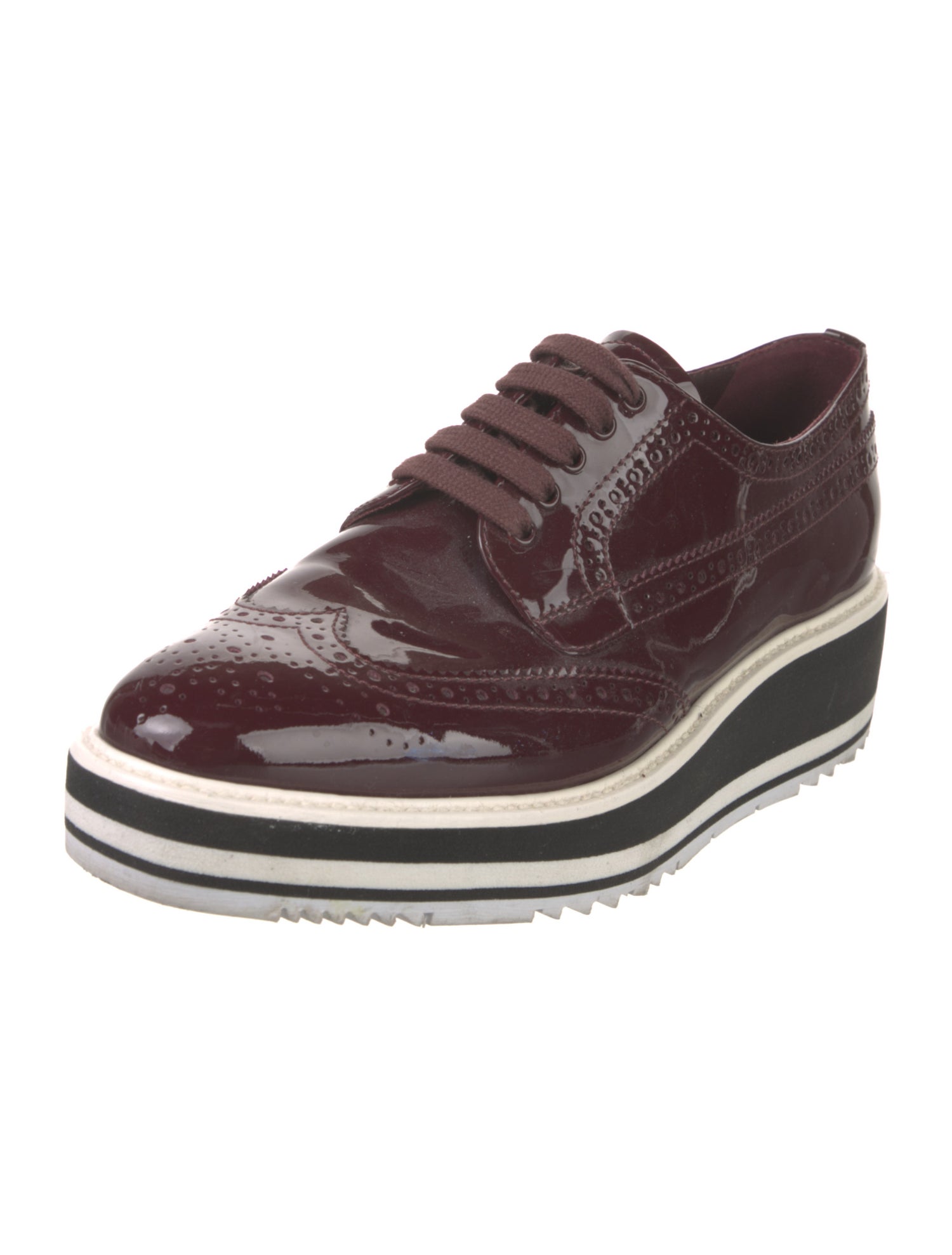 Prada Patent Leather Sneakers