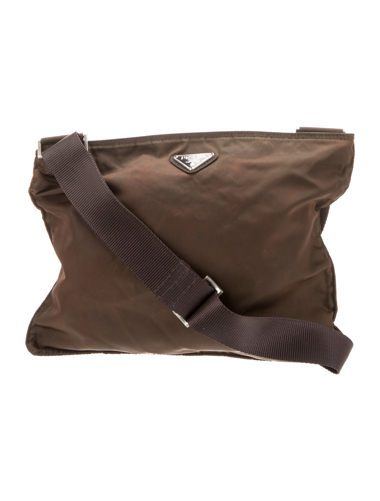 Prada Vela Nylon Messenger Bag Vintage