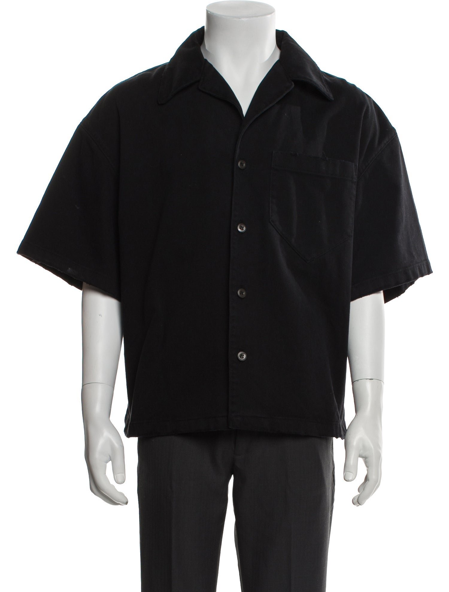 Prada 2023 Enameled Metal Triangle Shirt