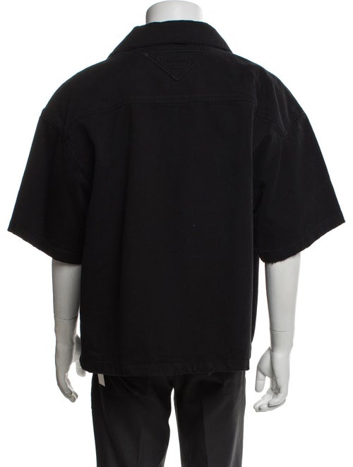 Prada 2023 Enameled Metal Triangle Shirt