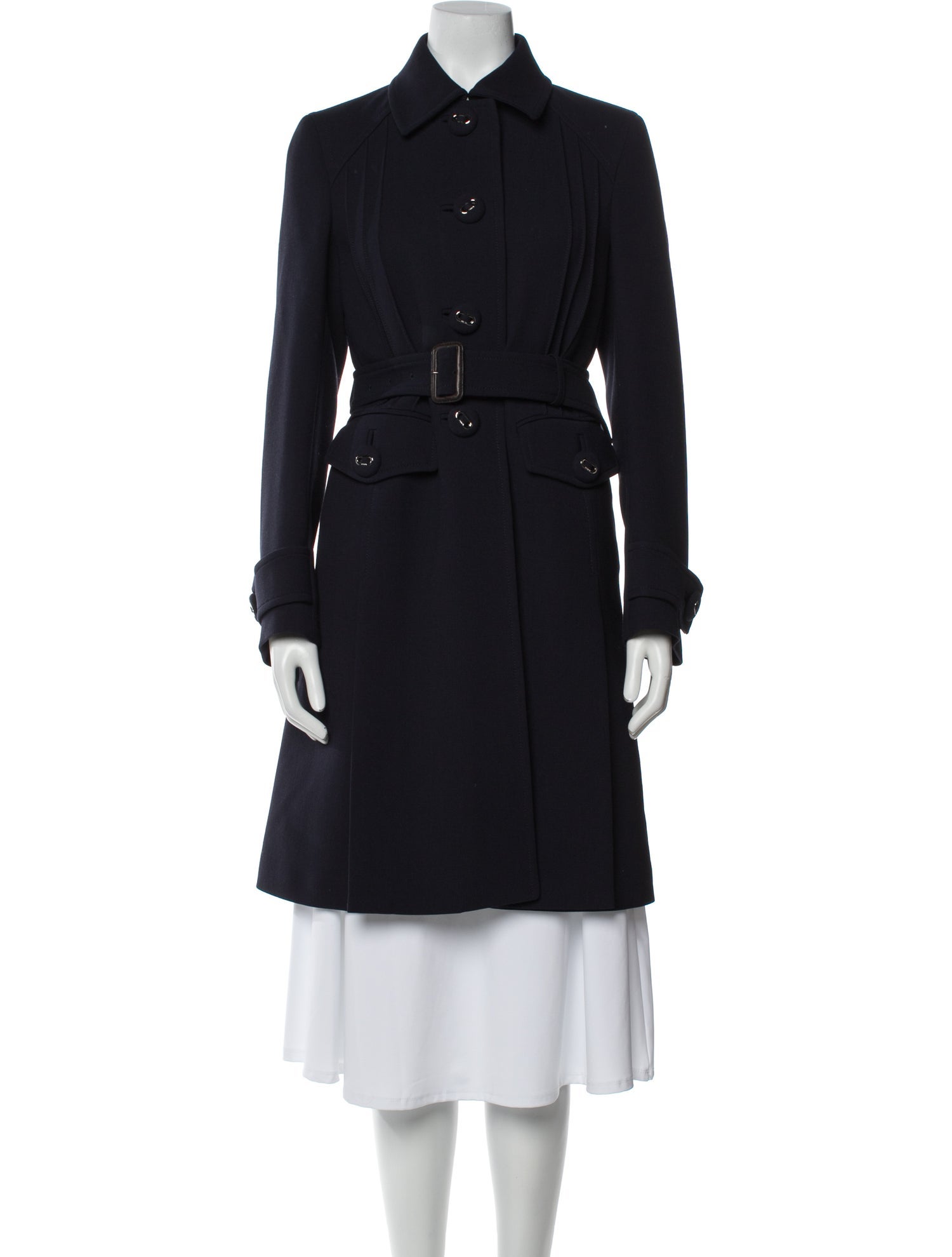 Prada 2017 Virgin Wool Trench Coat