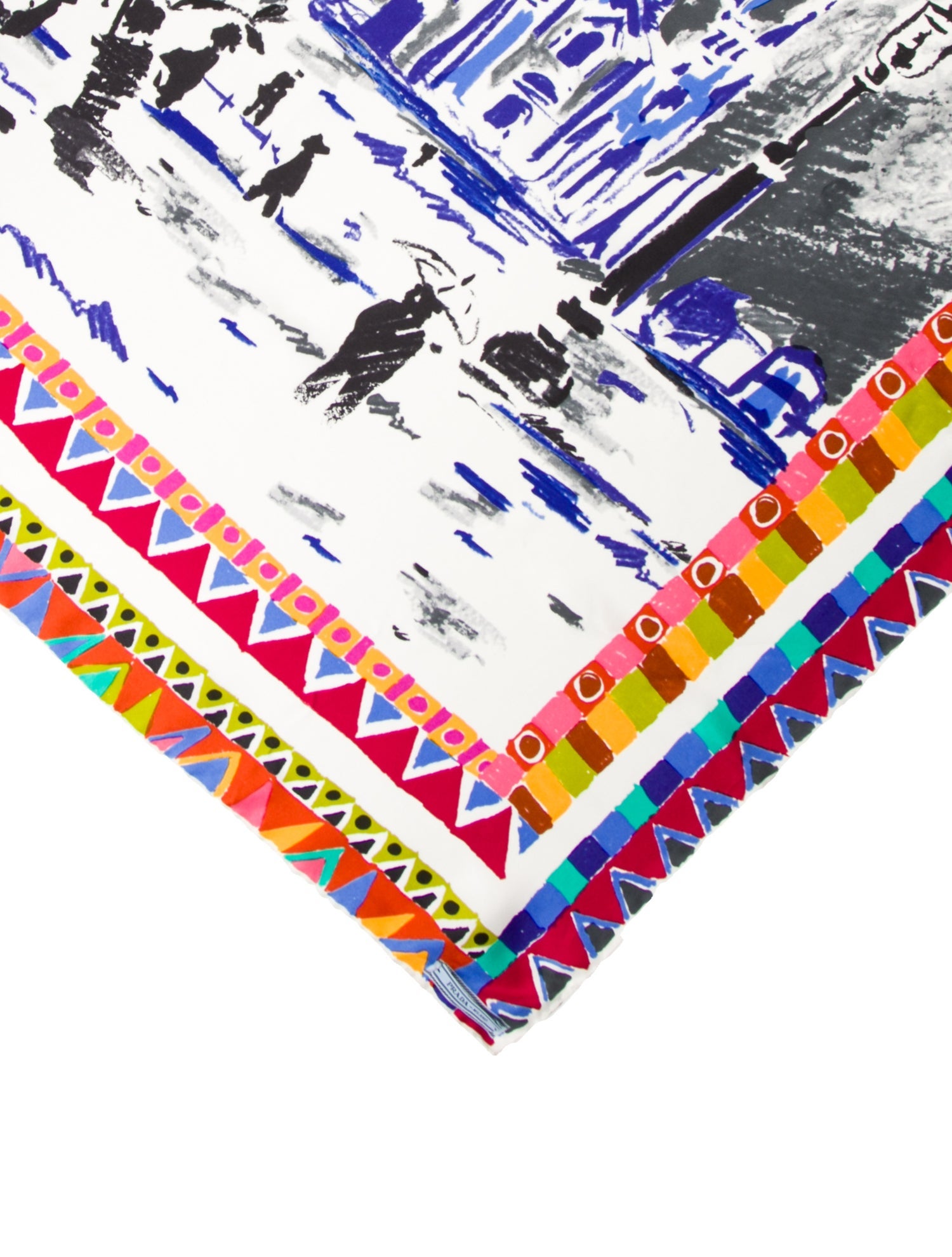 Prada Silk Printed Scarf