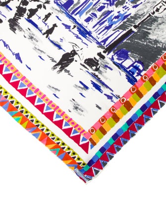 Prada Silk Printed Scarf