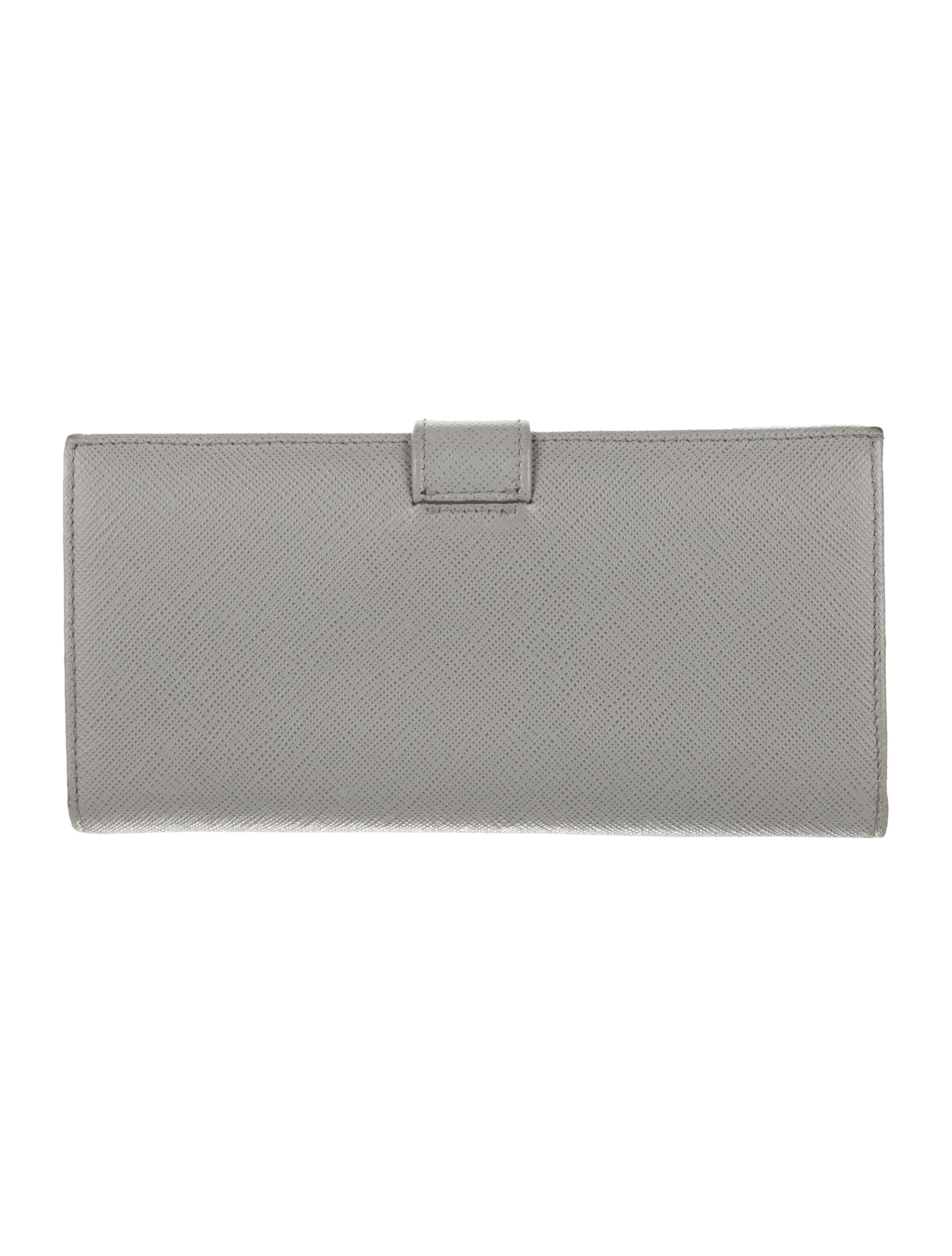 Prada Saffiano Lux Leather French Purse