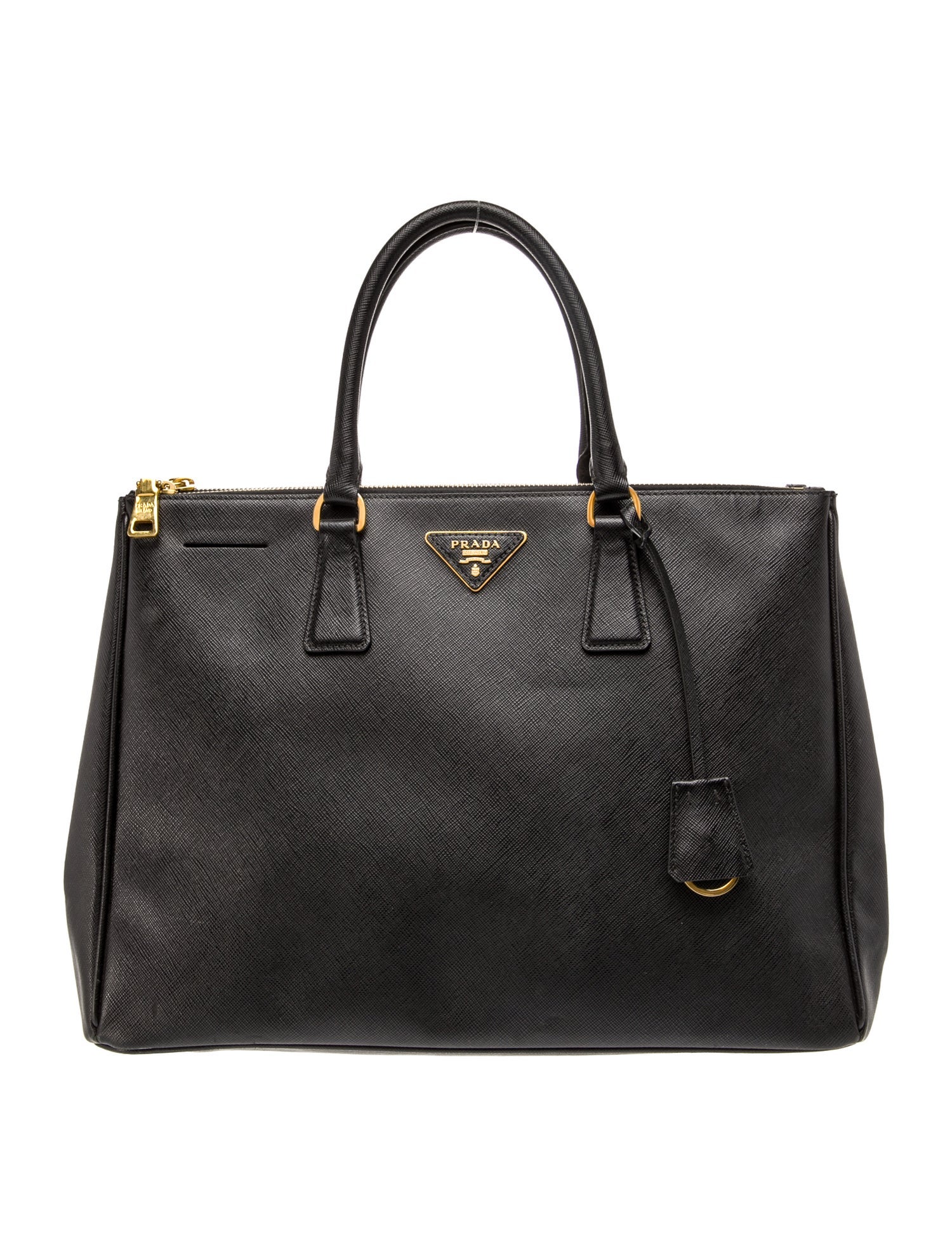 Prada Saffiano Leather Galleria Double Zip Large