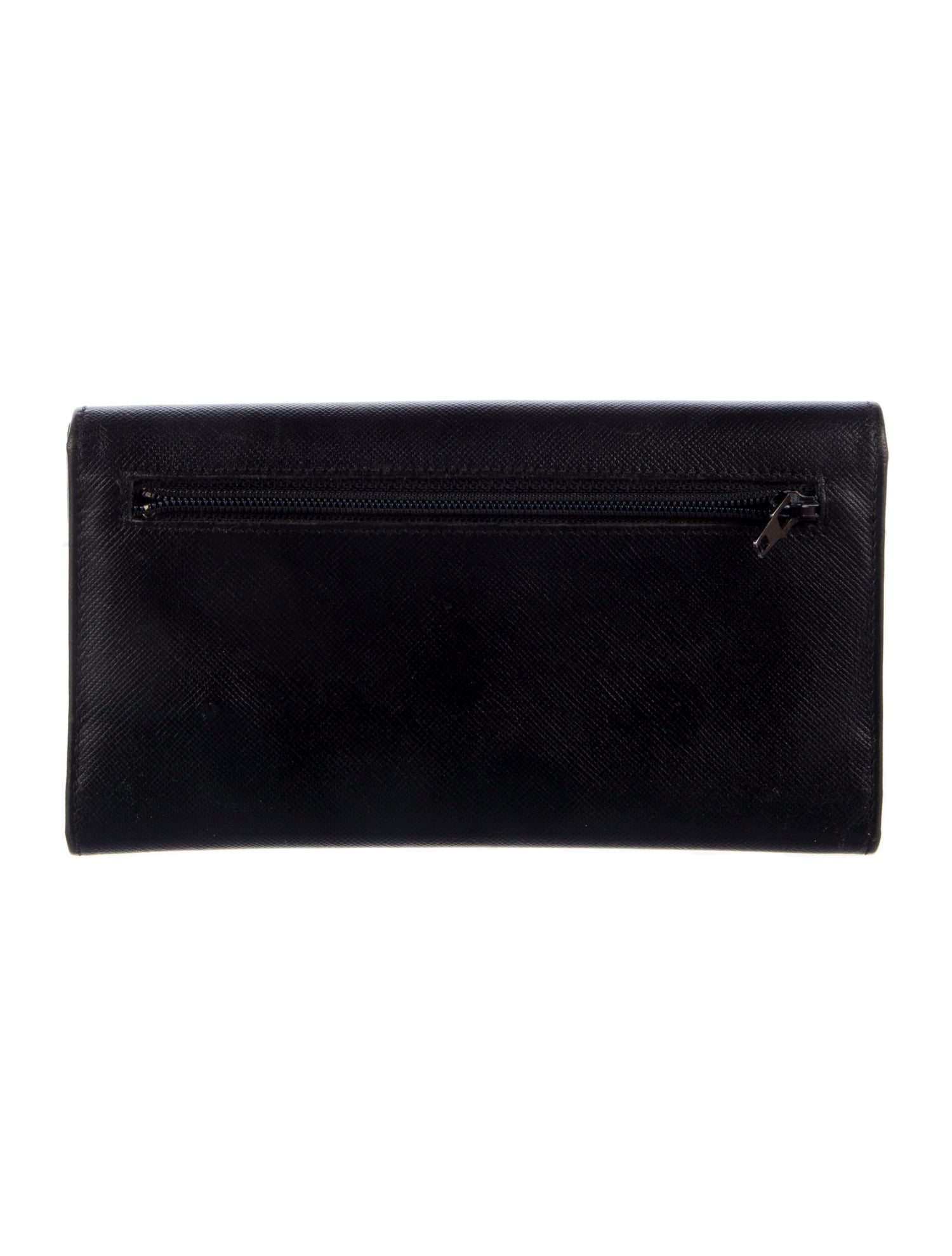 Prada Saffiano Lux Leather Trifold Wallet